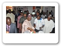 Architect Namadi Sambo inspecting the Exhibits at the Trade Fair
