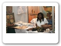 Cameroun stand at the trade fair