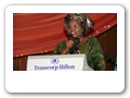 The Chairperson NOC, giving remarks at the Award Nite