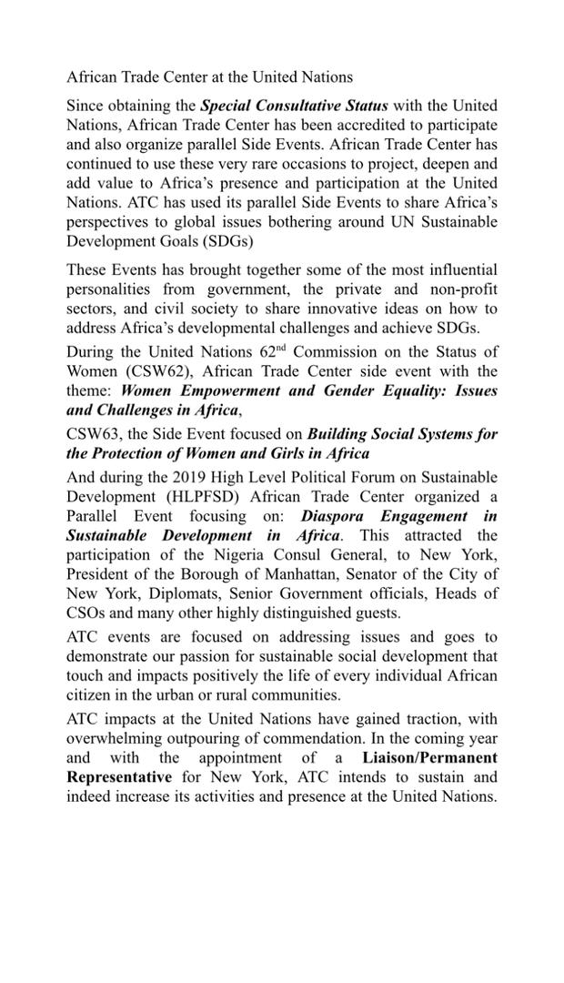 Our Mission — African Trade Center